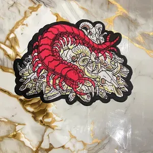 Dungeon Crawler Carl Scavenger’s Daughter Patch LitRPG DCC Centipede Skull