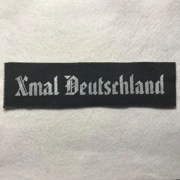 Xmal Deutschland handmade, hand-painted patch (More info in description!)