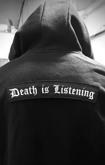 Death is Listening Embroidered Backpatch