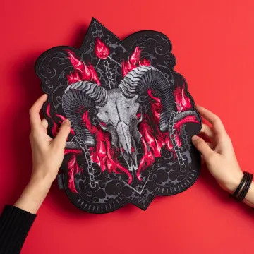 Baphomet Embroidered Back Patch
