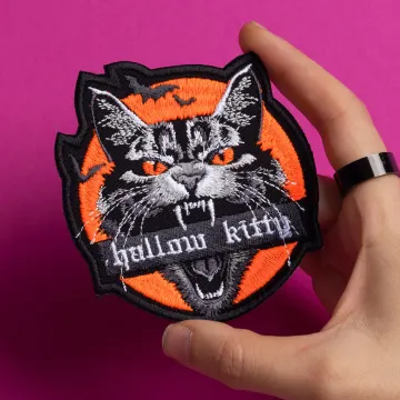 Hallow Kitty Embroidered patch