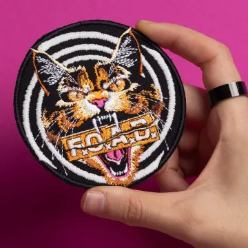 F.O.A.D Kitty Embroidered patch