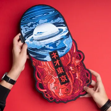 Neo Tokyo Pill Embroidered Back Patch