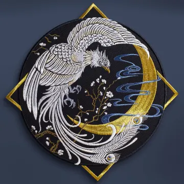 Phoenix Embroidered Patch