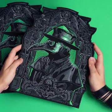 Plague Doctor Embroidered Back Patch