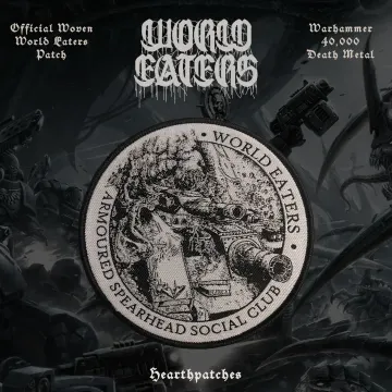World Eaters - ASS Club - Official Woven patch 3.75”