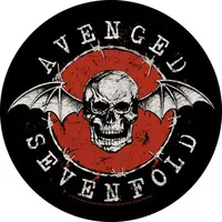 Avenged Sevenfold Distressed Skull Circular Back Patch