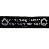 Motorhead Everything Louder Strip Patch