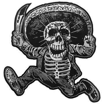 Calavera Back Patch