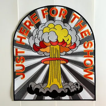Here For The Show Back Patch