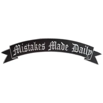 XL Mistakes Made Daily Rocker