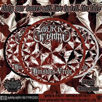 Mork Gryning "Hinsides Vrede" Official Woven Patch