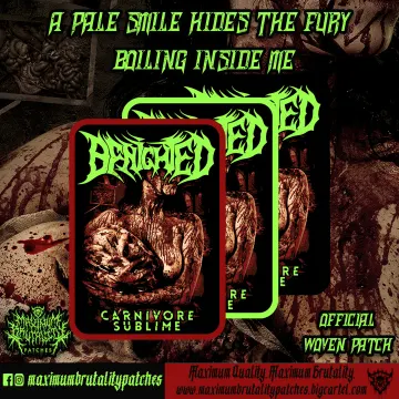 Benighted "Carnivore Sublime" Official Woven Patch