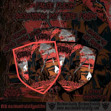 Chainsaw Castration "Skin Prison" Official Woven Patch