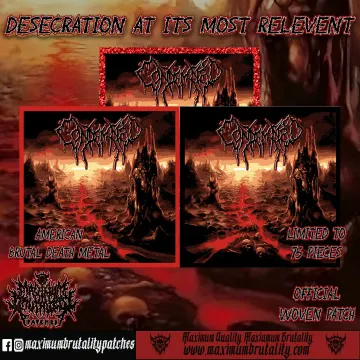 Condemned "Desecrate the Vile" Official Woven Patch