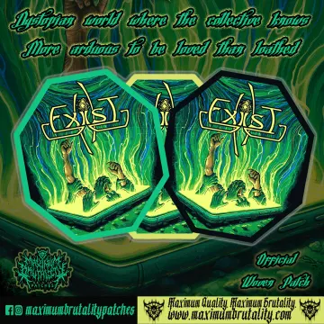 Exist "Hijacking the Zeitgeist" Official Woven Patch