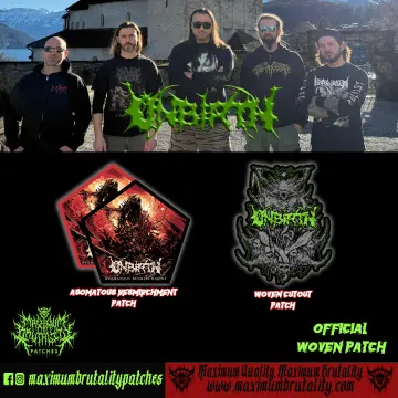 Unbirth Official Woven Patches