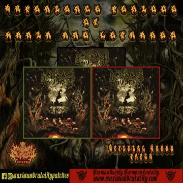 Cenotaph "Putrescent Infectious Rabidity" Official Woven Patch