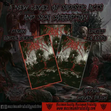 Putridity "Degenerating Anthropophagical Euphoria" Official Woven Patch