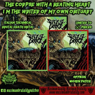 Septycal Gorge "Growing Seeds of Decay" Official Woven Patch