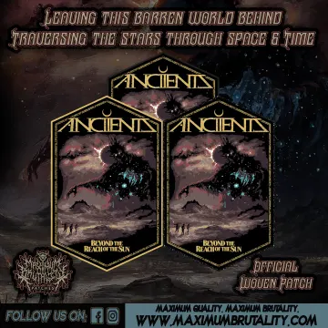 Anciients "Beyond the Reach of the Sun" Official Woven Patch