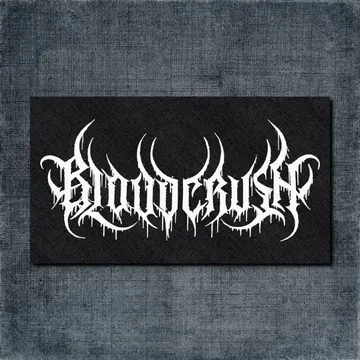 Blood Crush Back Patch, Blood Crush Logo Big Back Patch