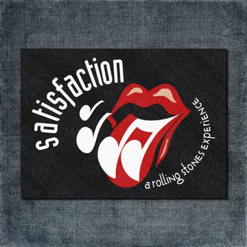 Satisfaction Back Patch, Rolling Stones Satisfaction Big Back Patch