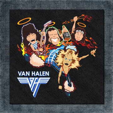 Van Halen Artwork Back Patch