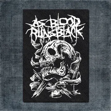 As Blood Runs Black Back Patch, ABRB Skull Art Big Back Patch