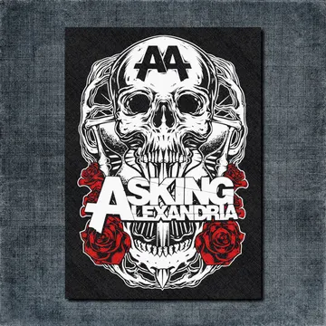 Asking Alexandria Back Patch, Asking Alexandria Artwork Patch