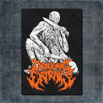Dragging Entrails Back Patch, Dragging Entrails Logo Patch