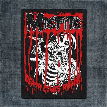 Misfits Back Patch, Misfits Death Comes Ripping Patch