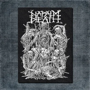 Napalm Death Back Patch, Napalm Death Artwork Patch