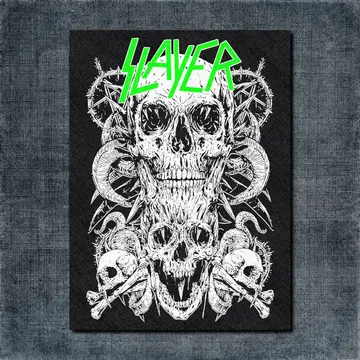 Slayer Back Patch, Slayer Artwork Patch