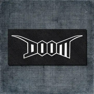 Doom Back Patch, Doom Logo Big Patch