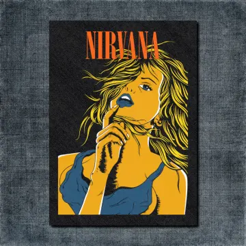 Nirvana Back Patch, Nirvana Come As You Are Big Patch