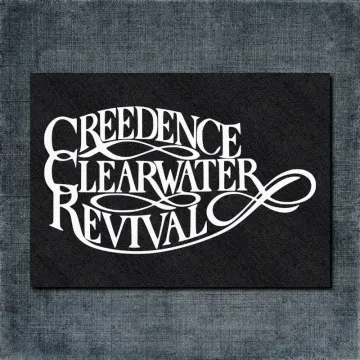 Creedence Clearwater Revival Back Patch, Creedence Clearwater Revival Logo Big Patch