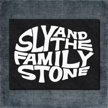 Sly and The Family Stone Back Patch, Sly and The Family Stone Logo Big Patch