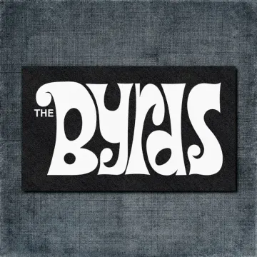 The Byrds Back Patch, The Byrds Logo Big Patch