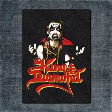 King Diamond Back Patch, King Diamond Big Patch