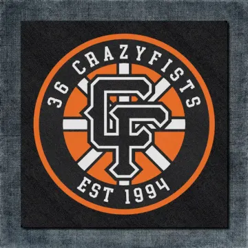 36 Crazyfists Back Patch, 36CF est 1994 Logo Oversized Patch