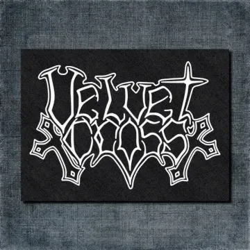 ♱Velvet Cross♱ Back Patch, Velvet Cross Logo Oversize Patch