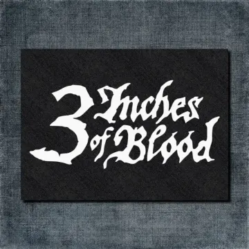 3 Inches of Blood Back Patch, 3IoB Logo Oversize Patch
