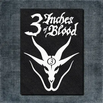 3 Inches of Blood Back Patch, Long Live Heavy Metal Oversize Patch