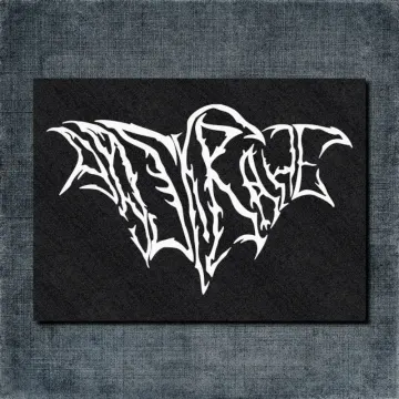 Aaskrähe Back Patch, Aaskrähe Logo Oversize Patch
