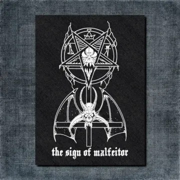 Abadis Back Patch, Abadis The Sign of Malfeitor Oversize Patch