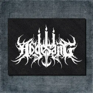 Abgesang Back Patch, Abgesang Logo Oversize Patch