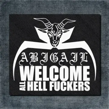 Abigail Back Patch, Welcome to Hell Fuckers Oversize Patch