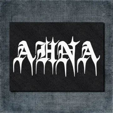 Ahna Back Patch, Ahna Logo Oversize Patch