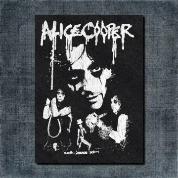 Alice Cooper Back Patch, God of Metal Oversize Patch